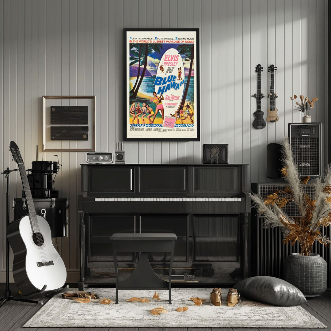 "Blue Hawaii" (1961) Framed Movie Poster