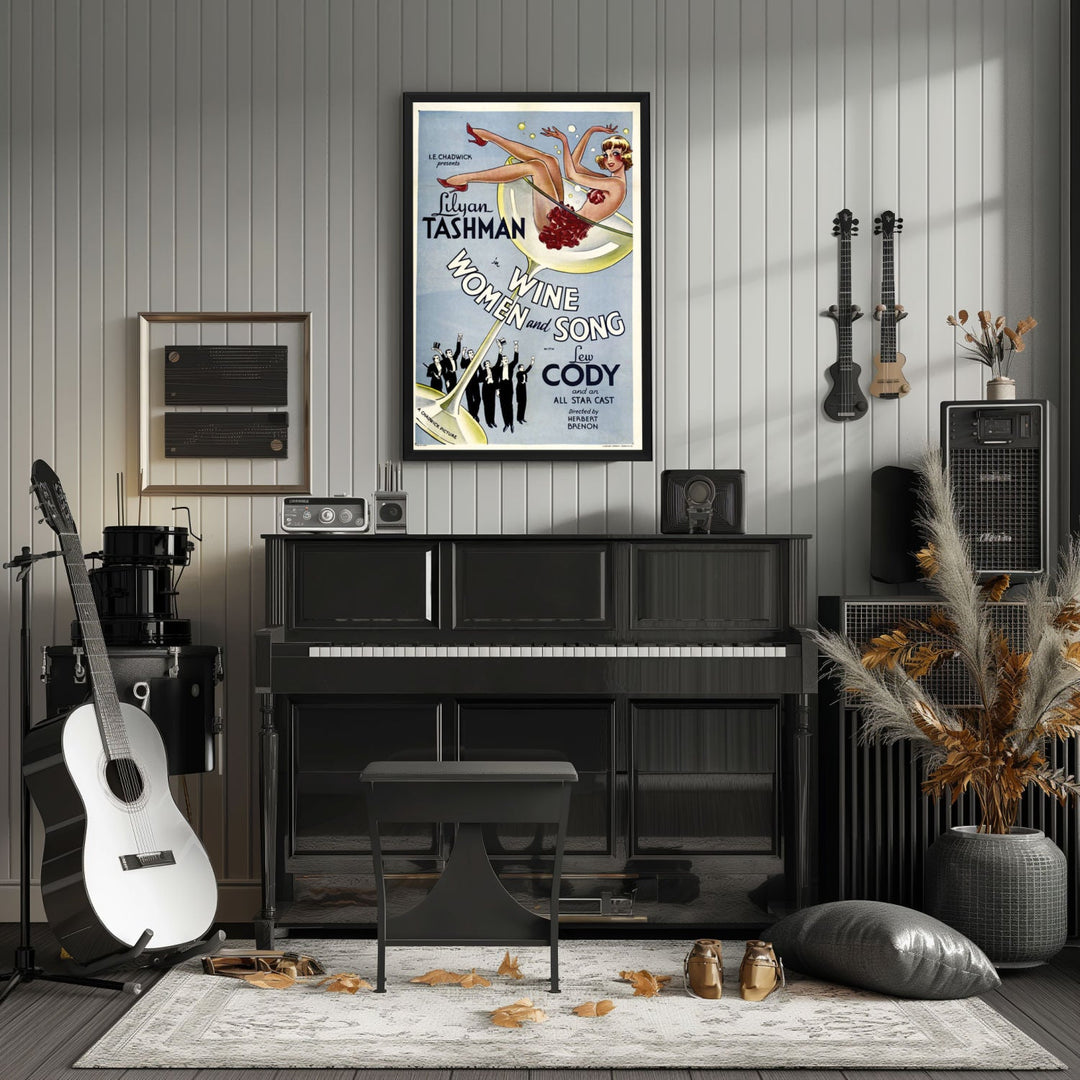 "Wine, Women And Song" (1933) Framed Movie Poster