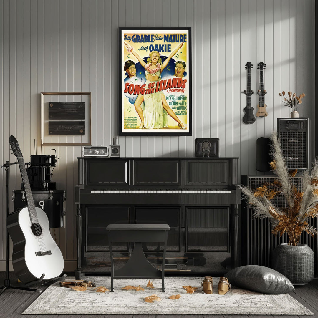 "Song Of The Islands" (1942) Framed Movie Poster