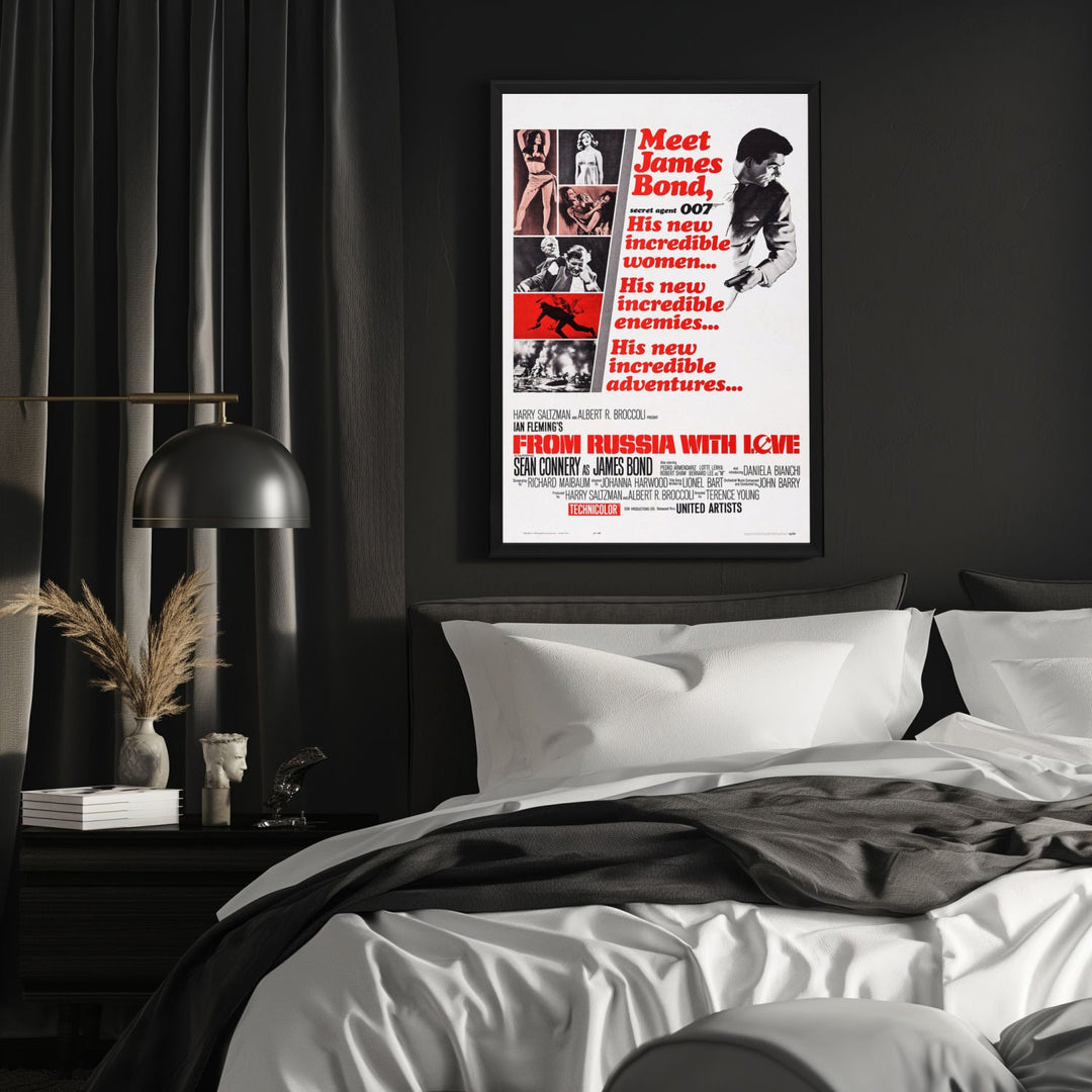 "From Russia With Love" (1963) Framed Movie Poster