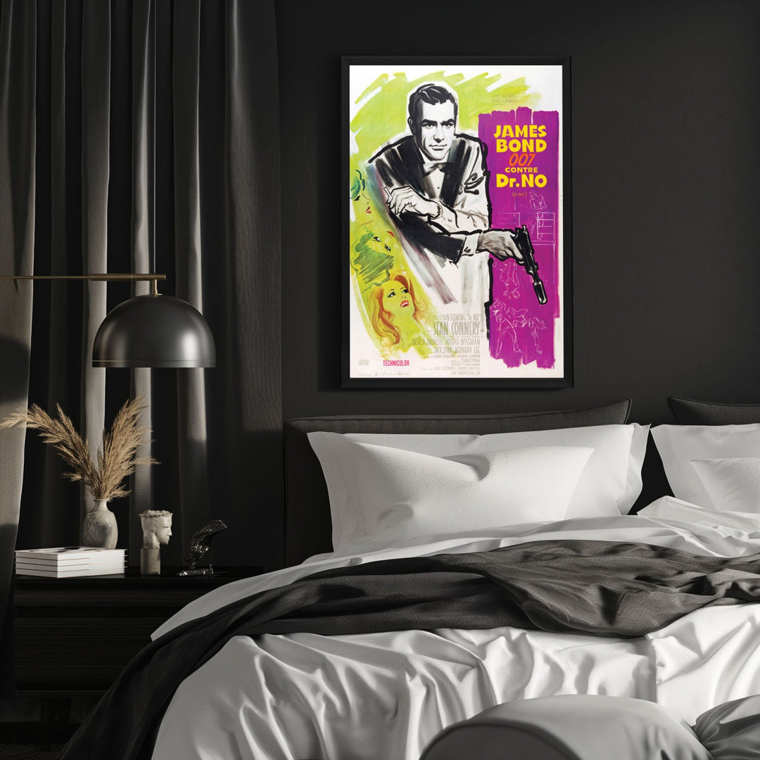 "Dr. No (French)" (1962) Framed Movie Poster