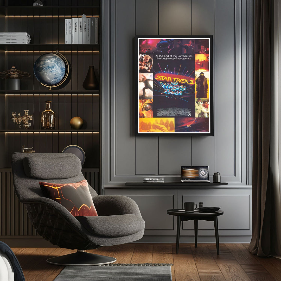 "Star Trek: The Wrath of Khan" (1982) Framed Movie Poster