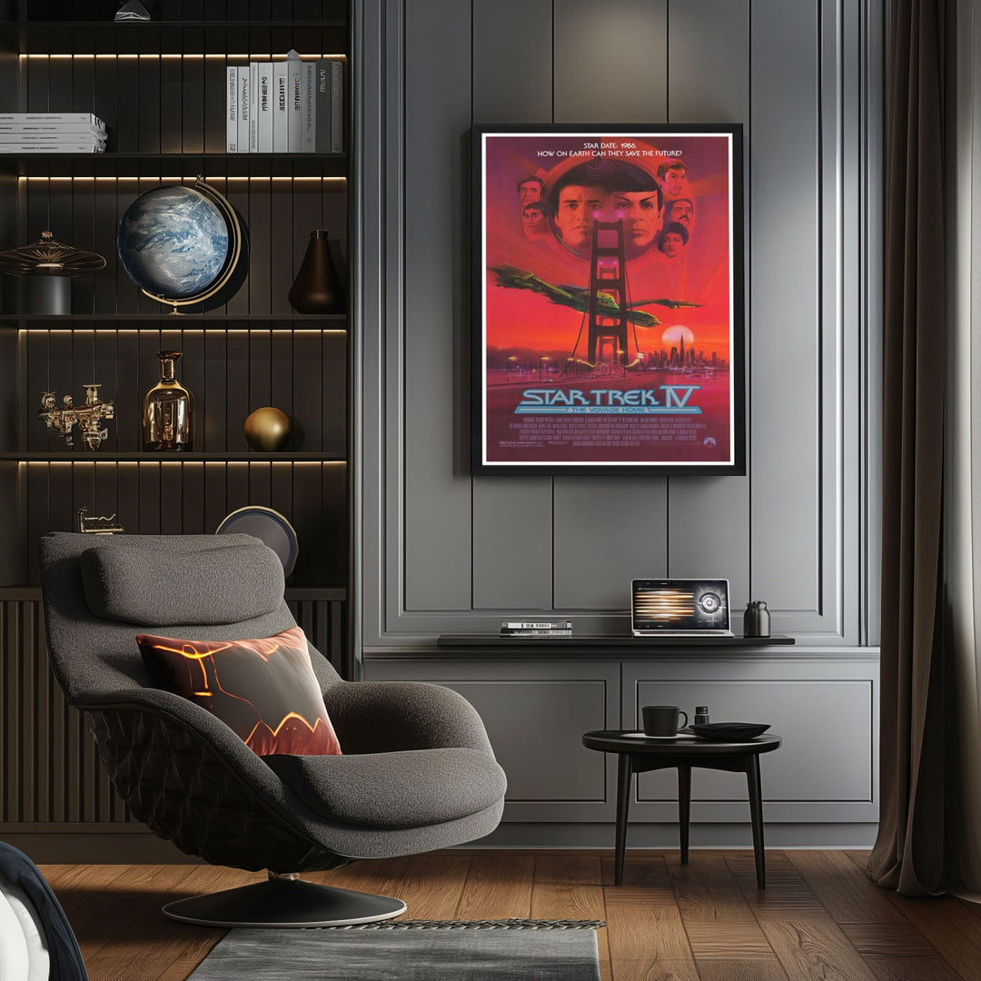 "Star Trek IV: The Voyage Home" (1986) Framed Movie Poster
