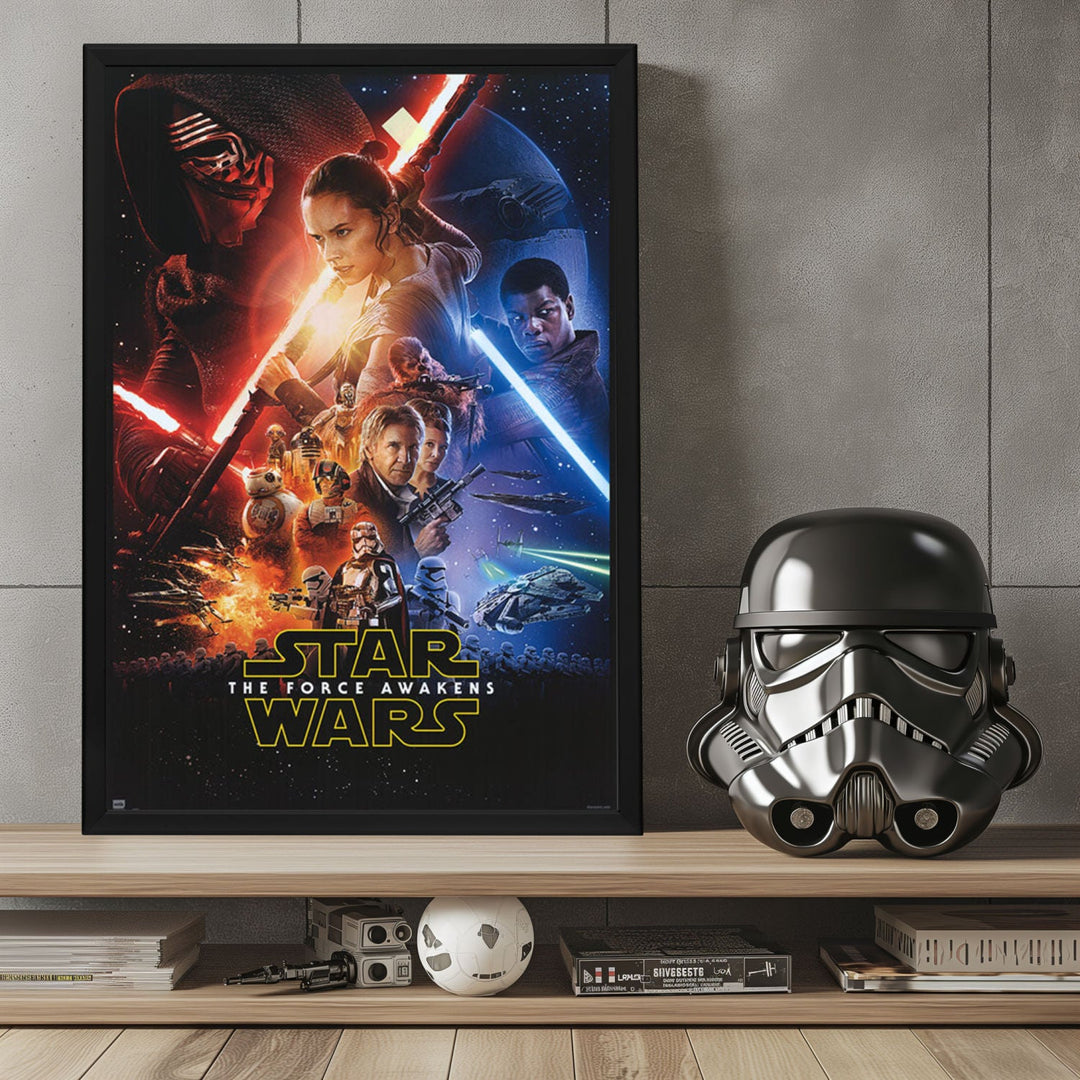 "Star Wars: Episode VII - The Force Awakens" (2015) Framed Movie Poster