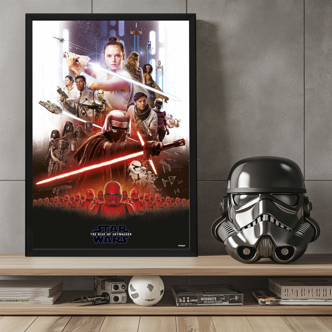 "Star Wars: Episode IX - Rise of Skywalker" (2019) Framed Movie Poster