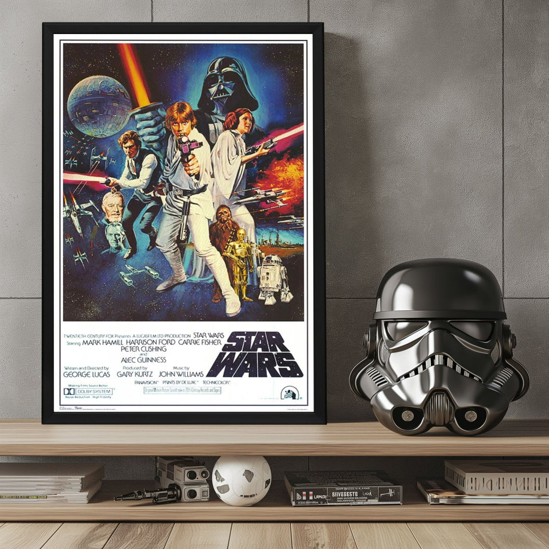 "Star Wars" (1977) Framed Movie Poster