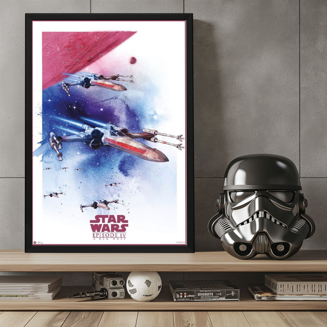 "Star Wars" (1977) Framed Movie Poster