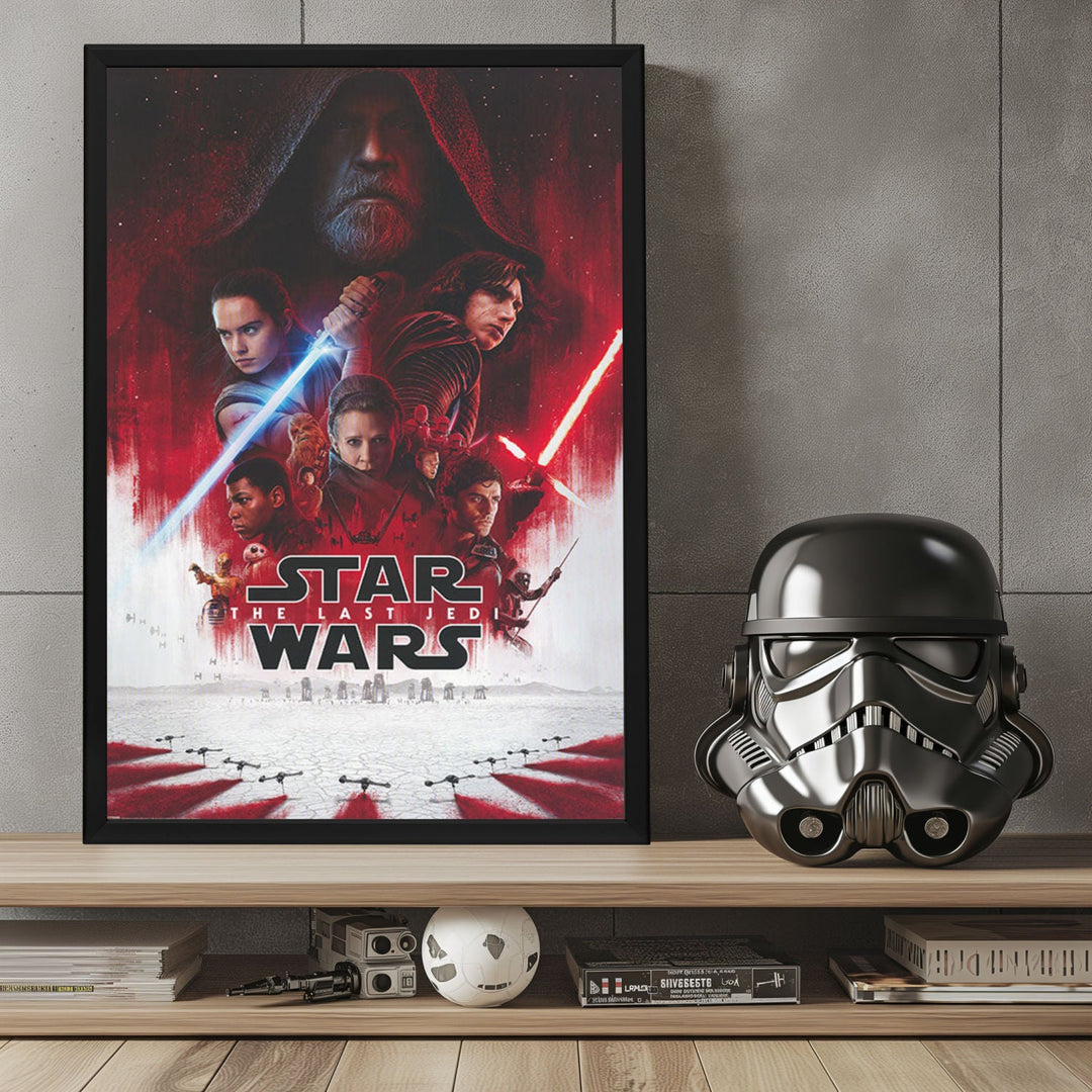 "Star Wars: Episode VIII - The Last Jedi" (2017) Framed Movie Poster