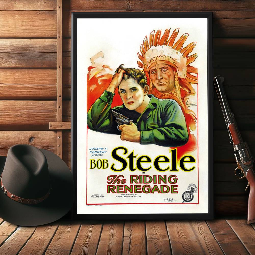 "Ridin' Renegade" (1928) Framed Movie Poster