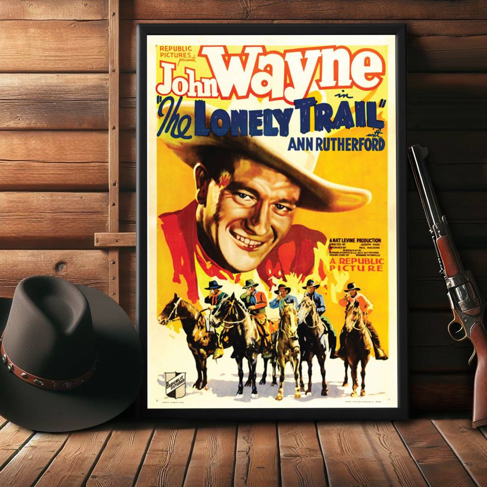 "Lonely Trail" (1936) Framed Movie Poster
