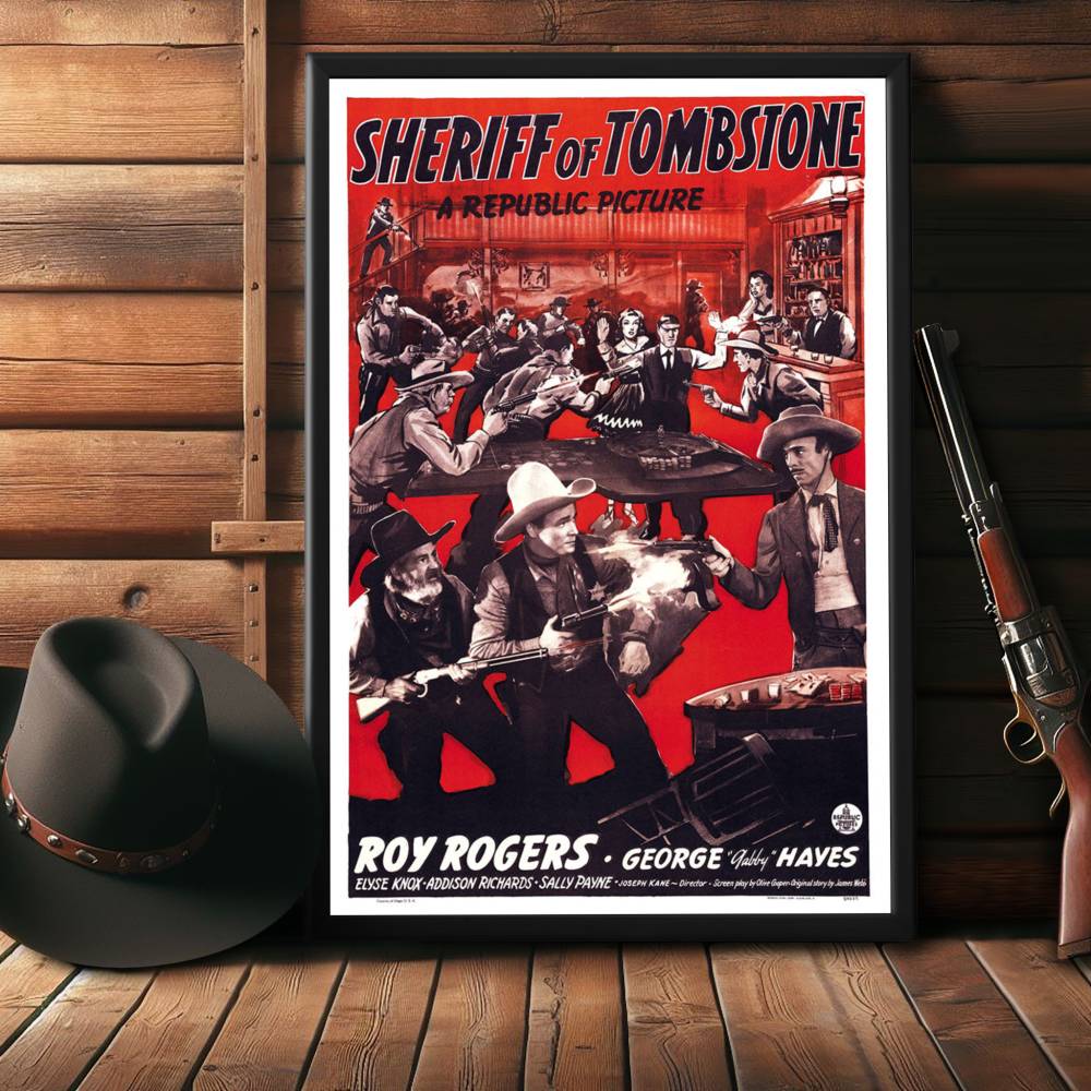 "Sheriff Of Tombstone" (1941) Framed Movie Poster