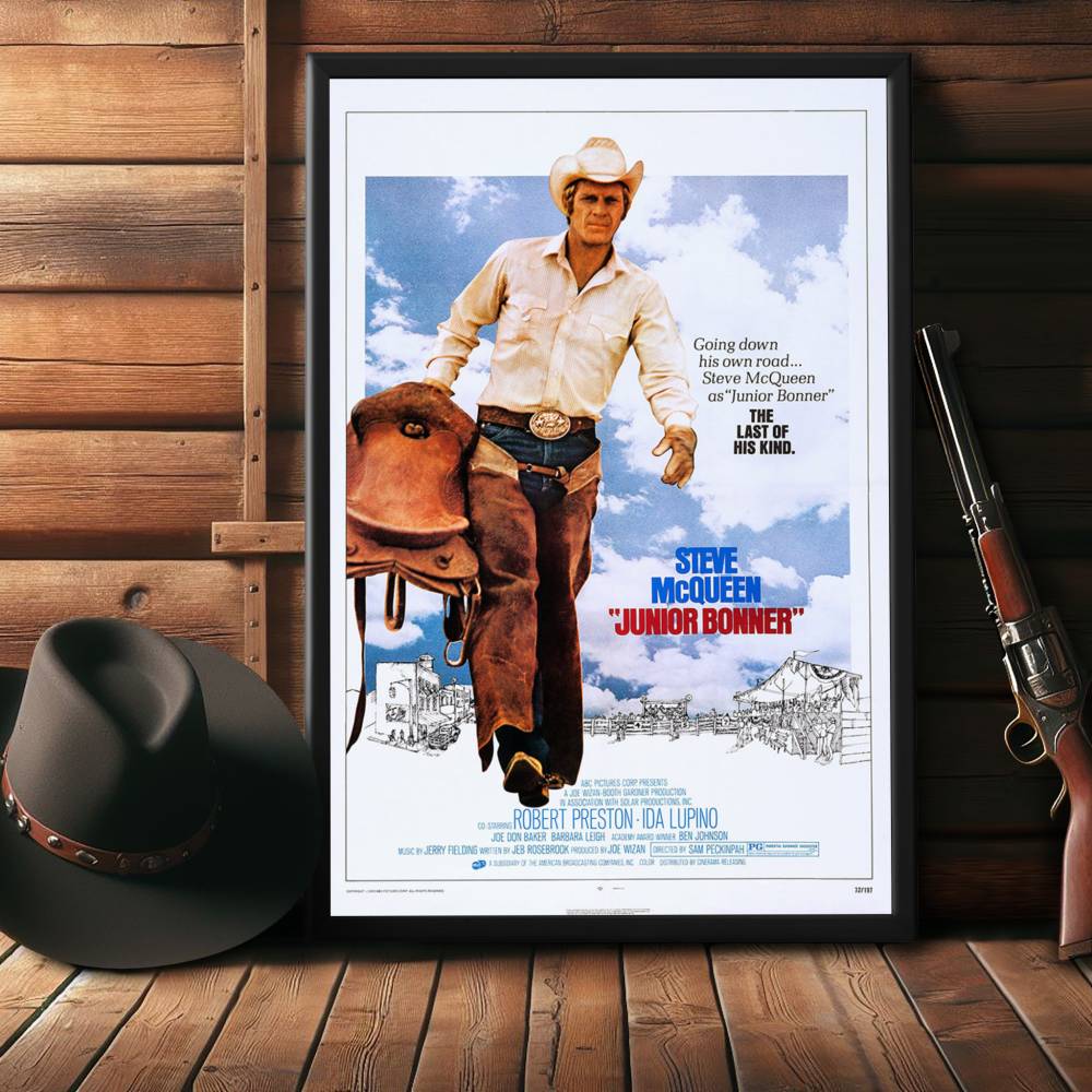 "Junior Bonner" (1972) Framed Movie Poster