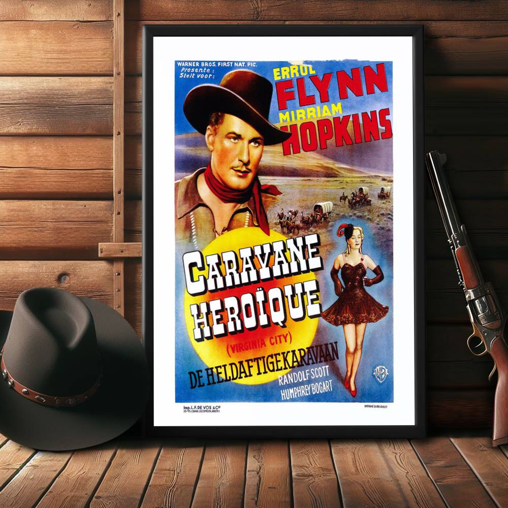 "Virginia City" (1951) Framed Movie Poster