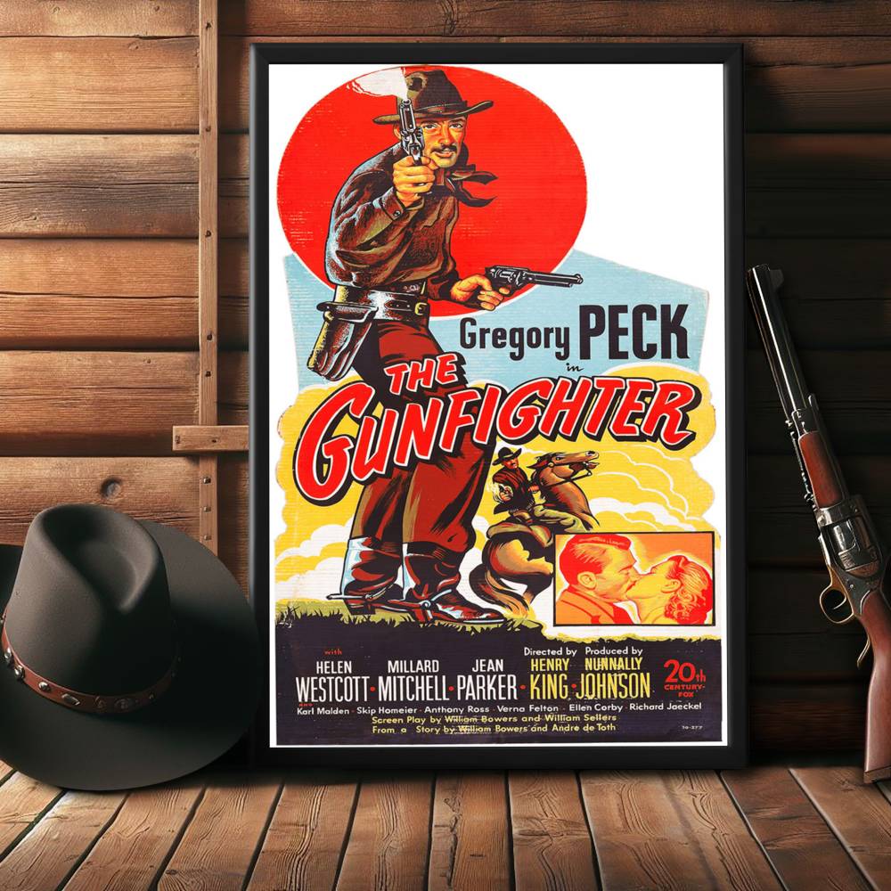 "Gunfighter" (1950) Framed Movie Poster