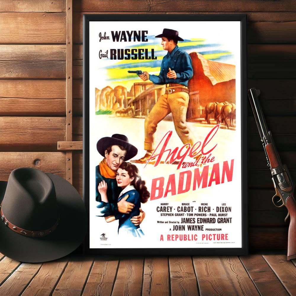 "Angel And The Badman" (1947) Framed Movie Poster