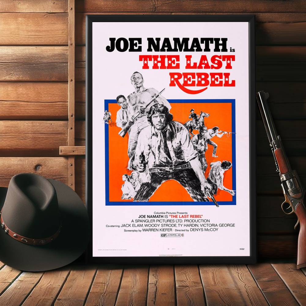 "Last Rebel" (1971) Framed Movie Poster