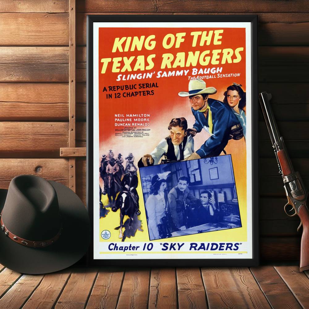 "King Of The Texas Rangers" (1941) Framed Movie Poster