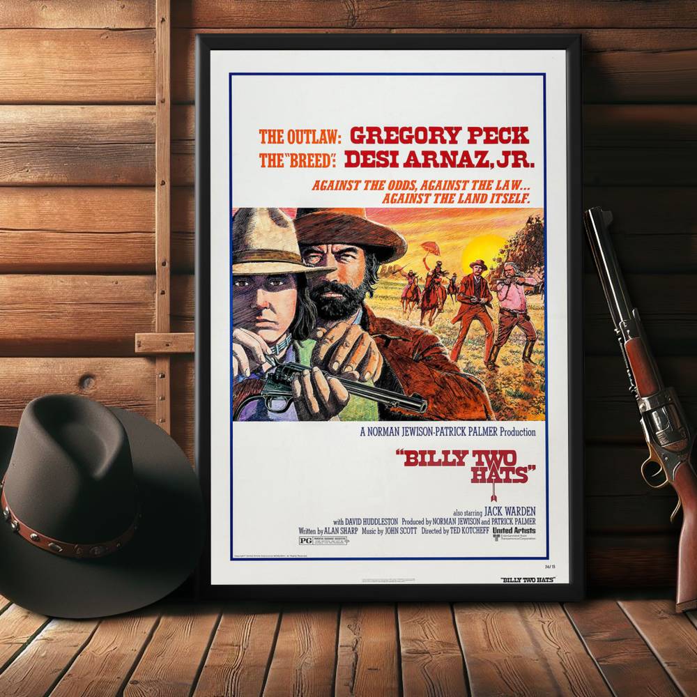 "Billy Two Hats" (1974) Framed Movie Poster