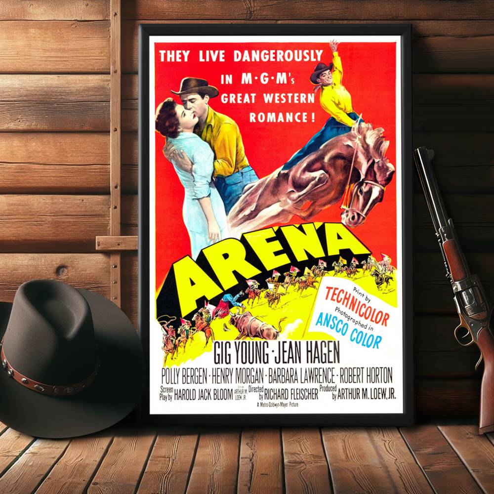 "Arena" (1953) Framed Movie Poster