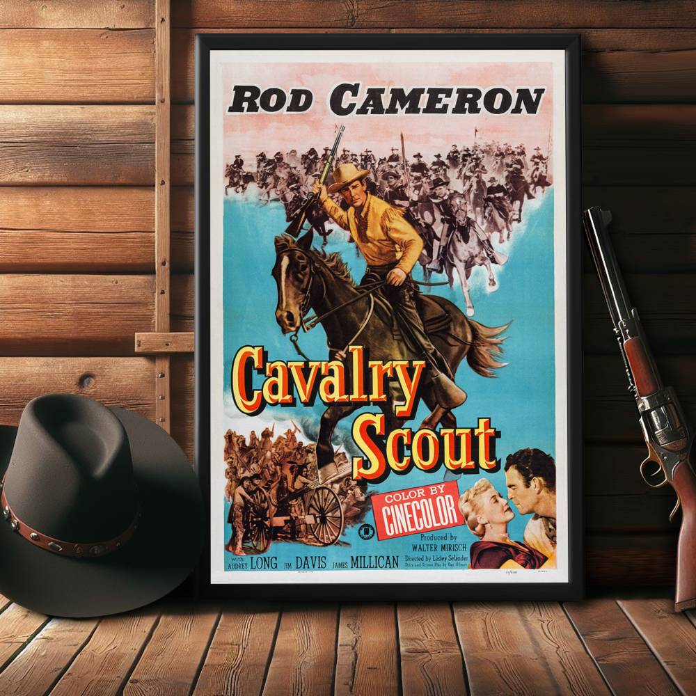 "Cavalry Scout" (1951) Framed Movie Poster