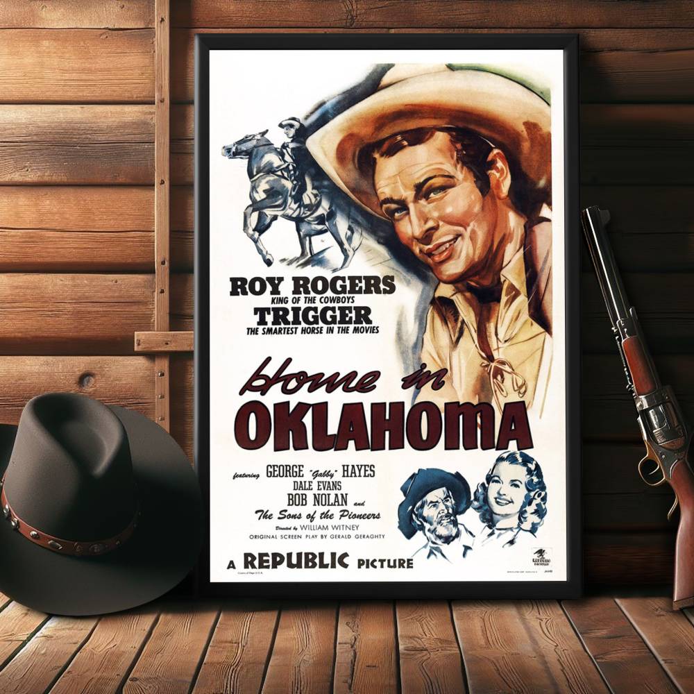 "Home In Oklahoma" (1946) Framed Movie Poster