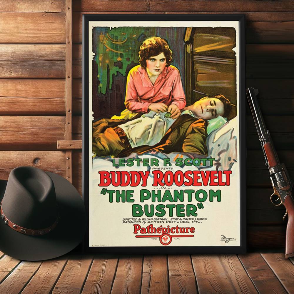 "Phantom Buster" (1927) Framed Movie Poster
