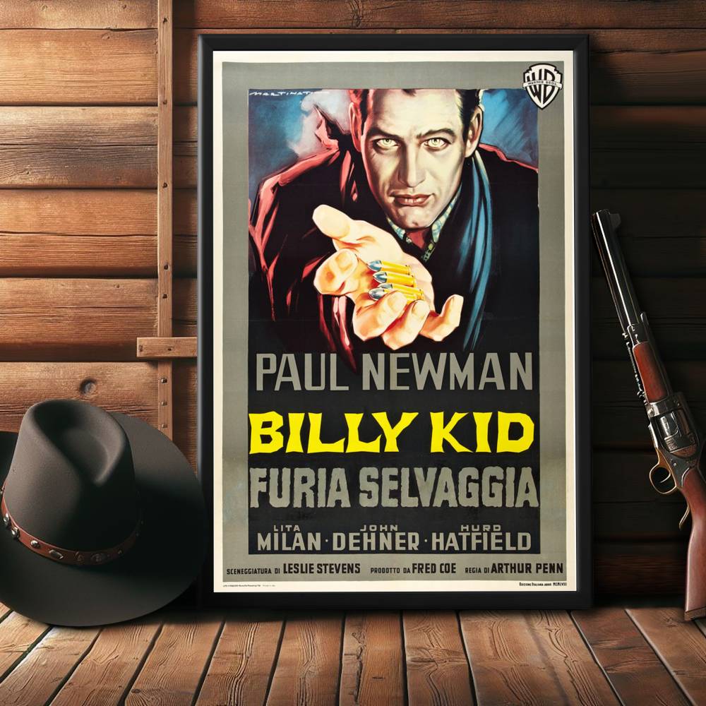 "Left Handed Gun" (1958) Framed Movie Poster