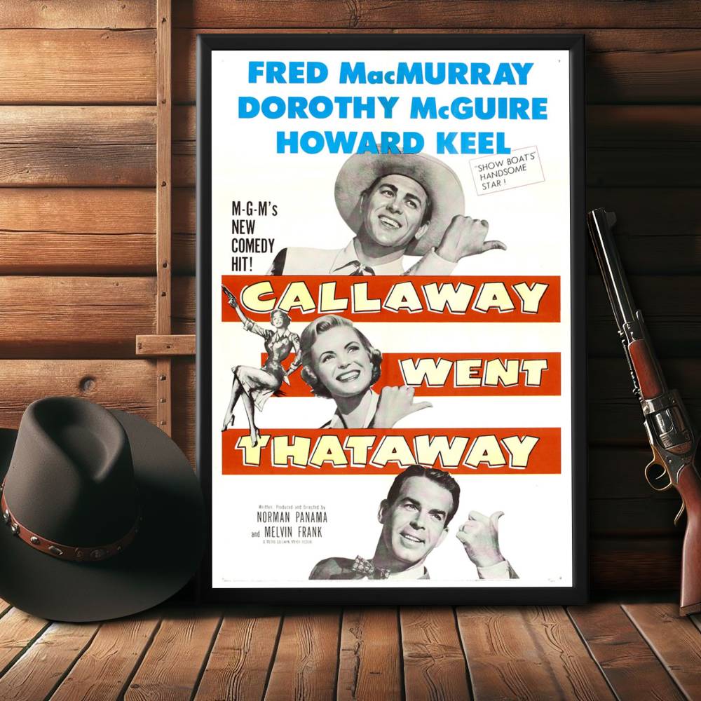"Callaway Went Thataway" (1951) Framed Movie Poster