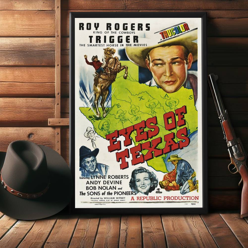 "Eyes Of Texas" (1948) Framed Movie Poster