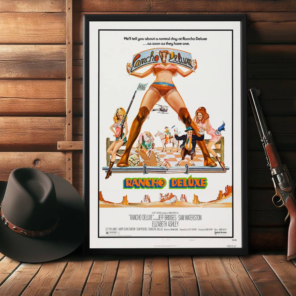 "Rancho Deluxe" (1975) Framed Movie Poster