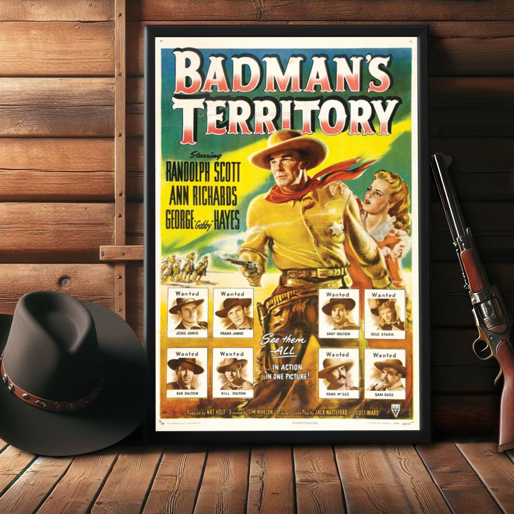 "Badman's Territory" (1946) Framed Movie Poster