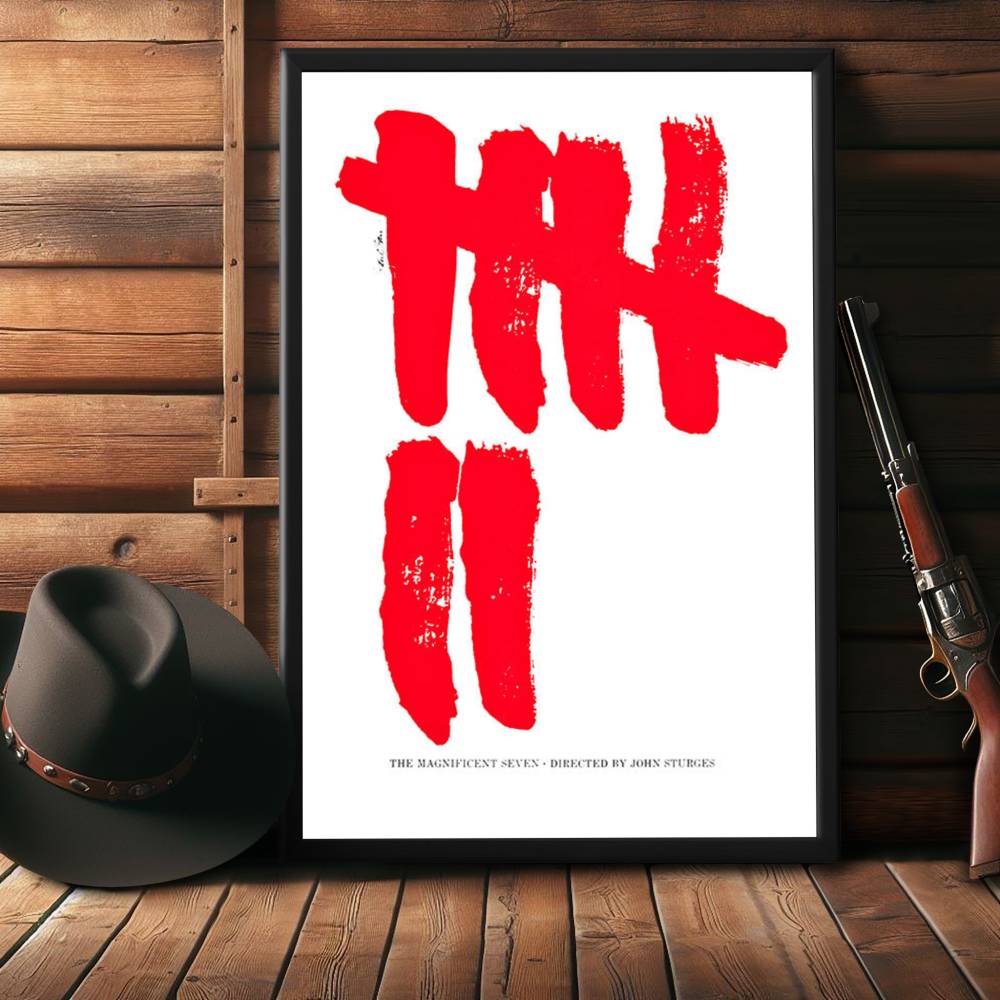 "Magnificent Seven" (1960) Framed Movie Poster