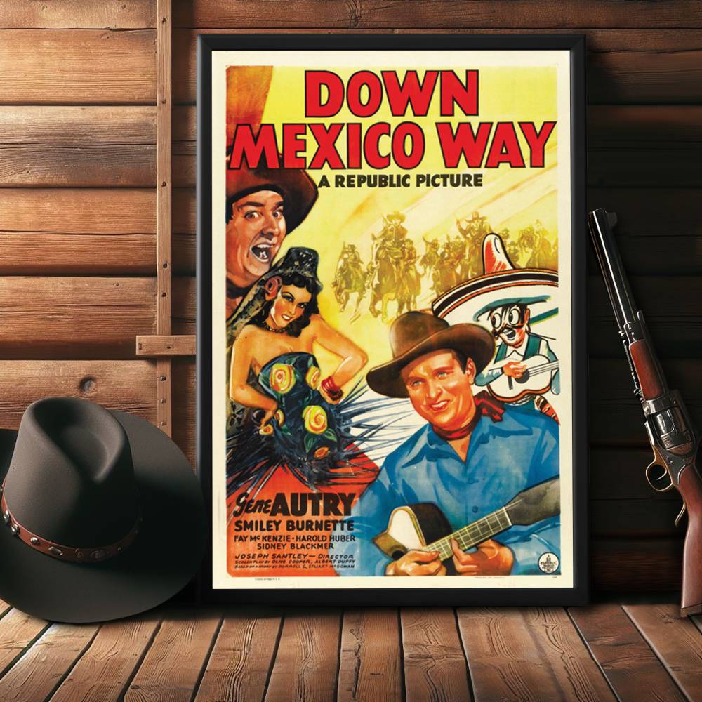 "Down Mexico Way" (1941) Framed Movie Poster