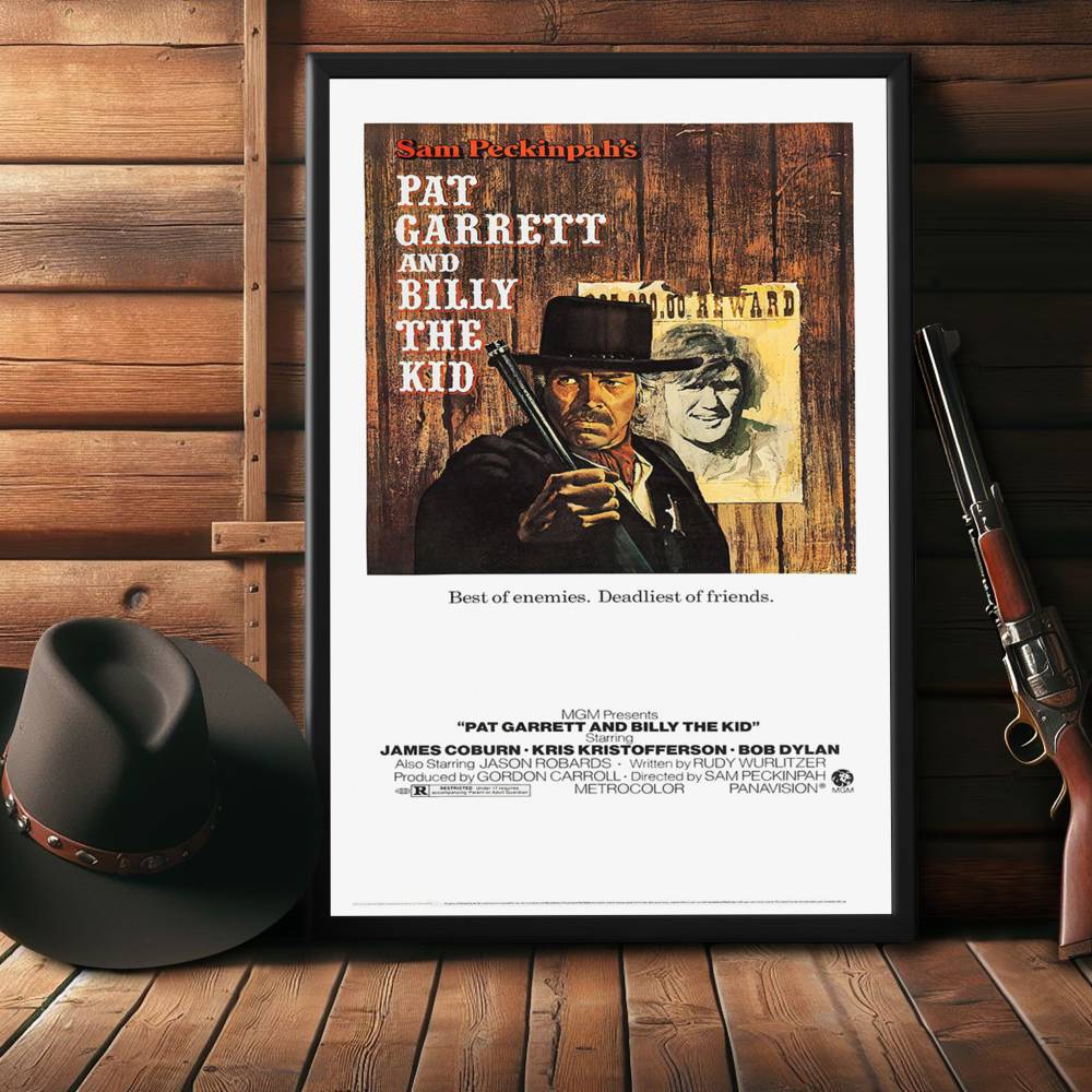 "Pat Garrett And Billy The Kid" (1973) Framed Movie Poster