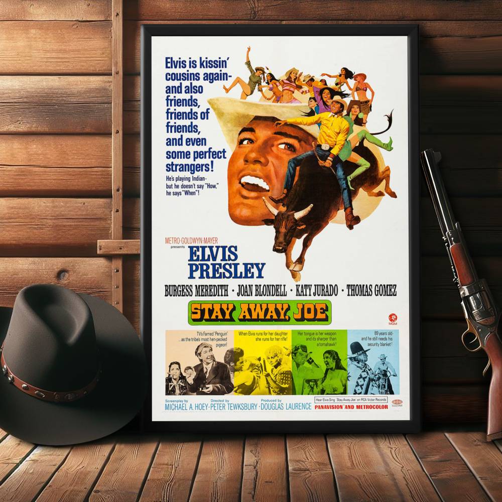 "Stay Away Joe" (1968) Framed Movie Poster