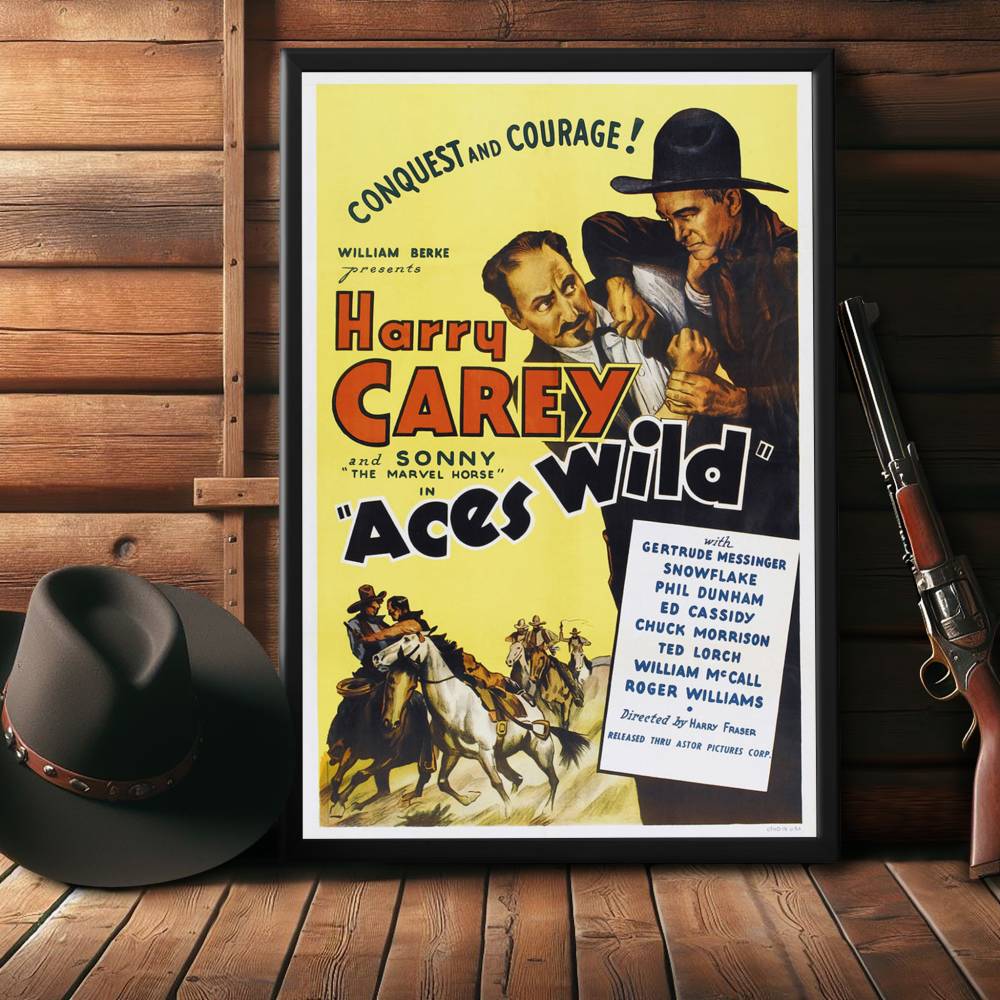 "Aces Wild" (1936) Framed Movie Poster