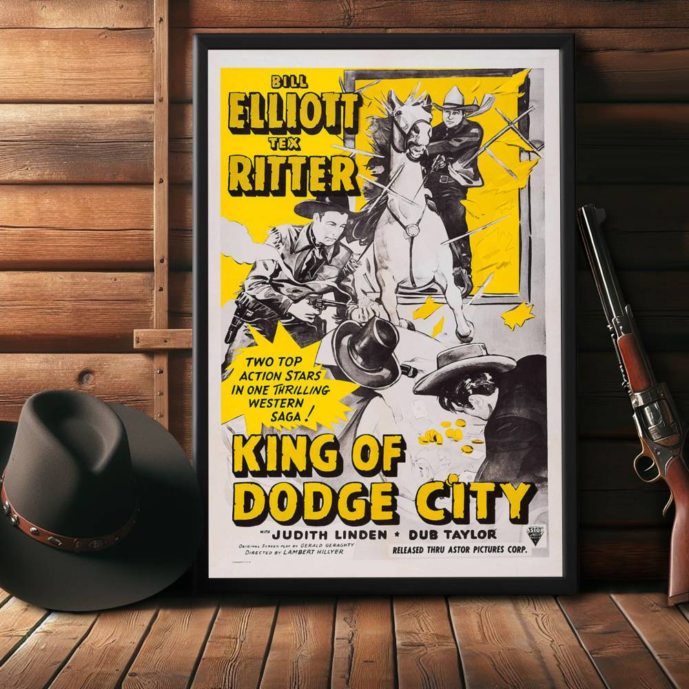 "King Of Dodge City" (1941) Framed Movie Poster
