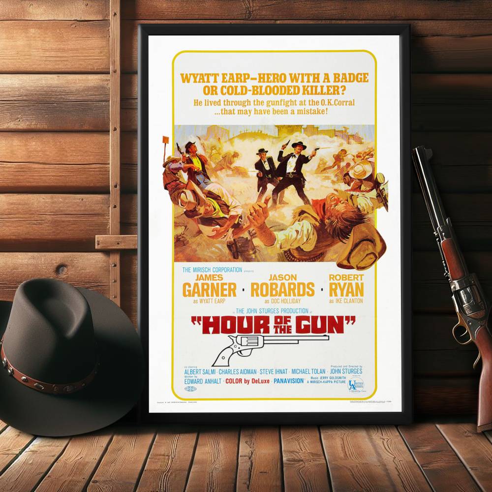 "Hour Of The Gun" (1967) Framed Movie Poster