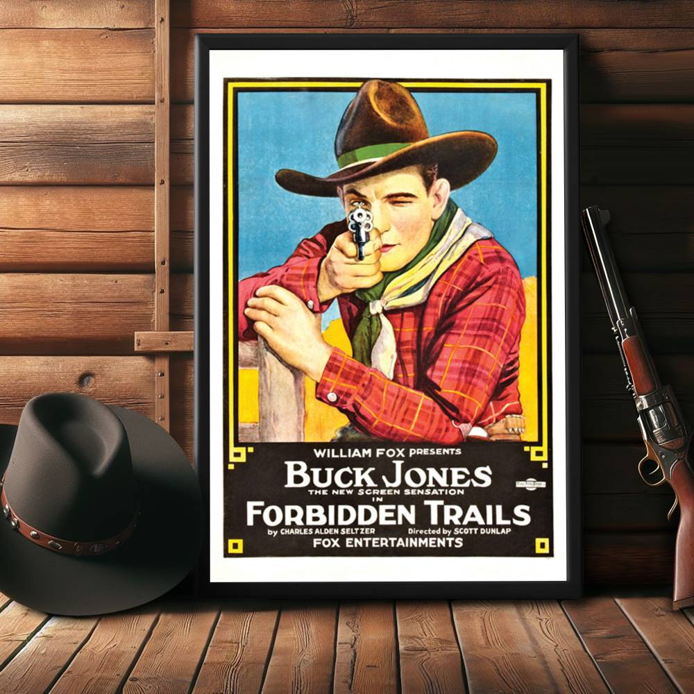 "Forbidden Trails" (1941) Framed Movie Poster