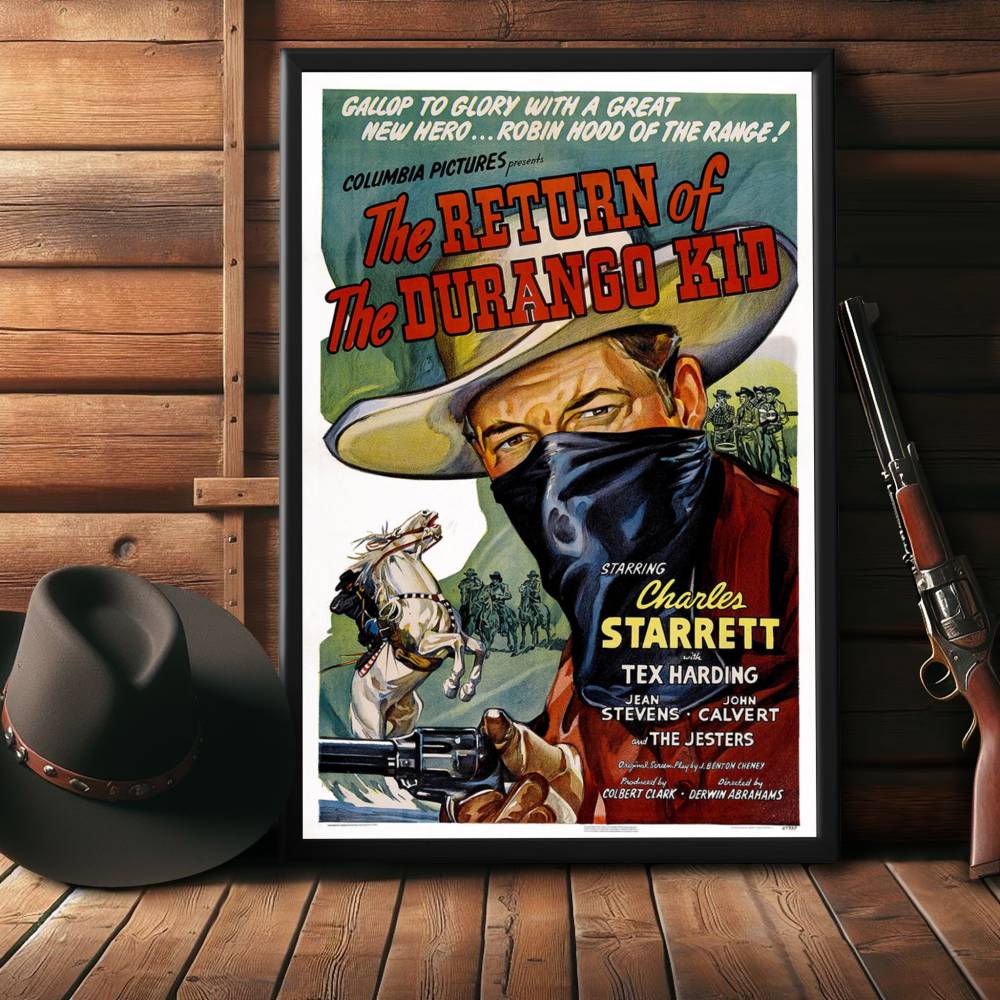 "Return Of The Durango Kid" (1945) Framed Movie Poster