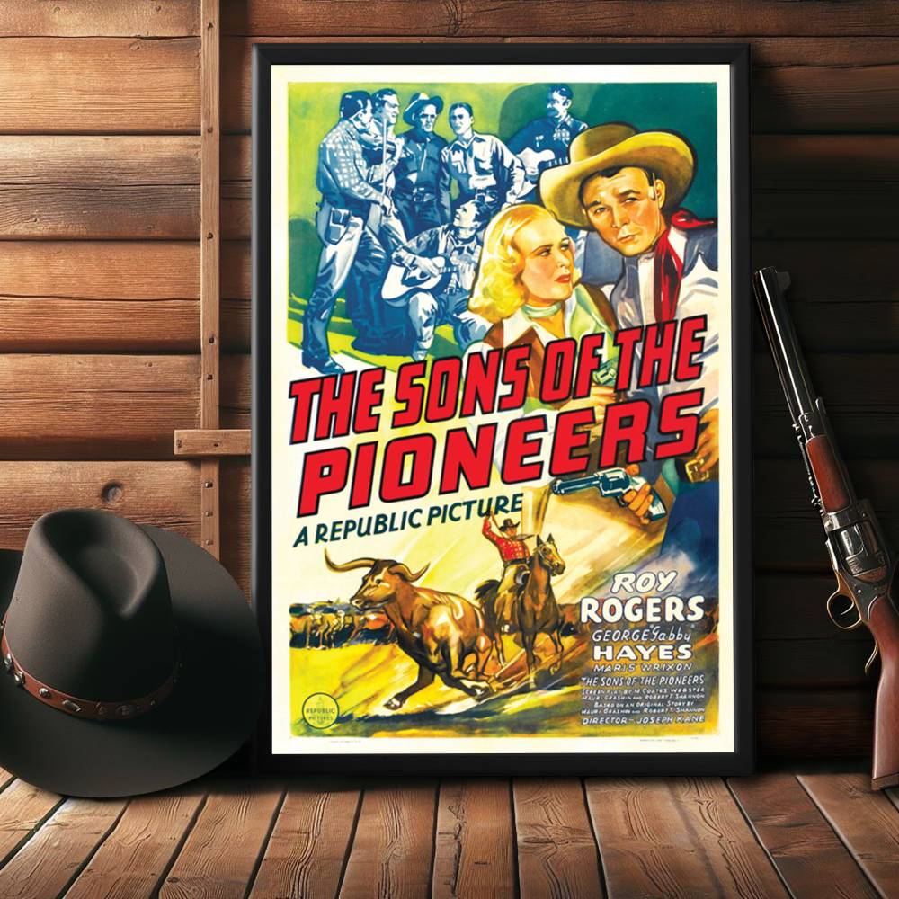 "Sons Of The Pioneers" (1942) Framed Movie Poster