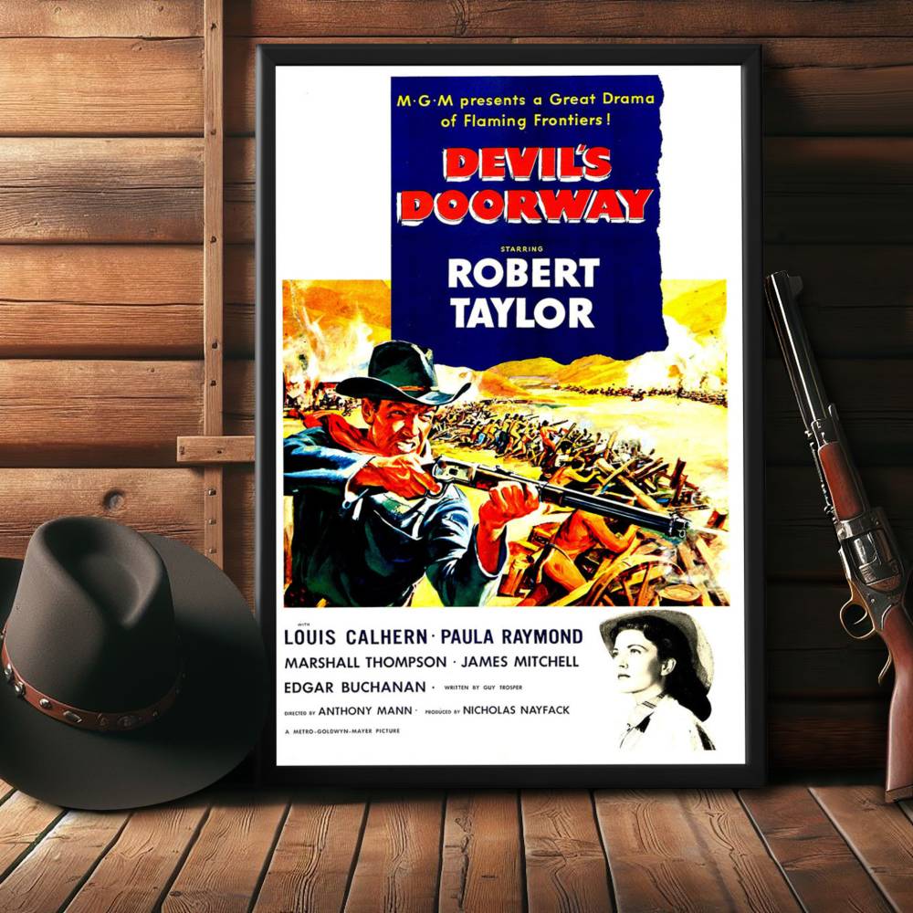 "Devil's Doorway" (1950) Framed Movie Poster