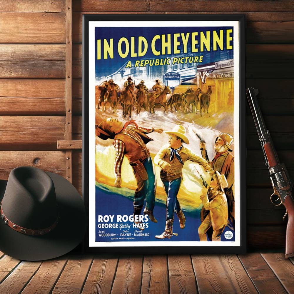 "In Old Cheyenne" (1941) Framed Movie Poster