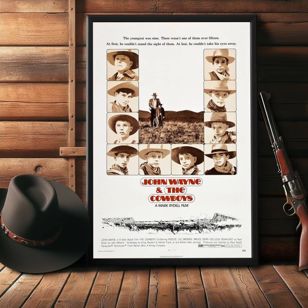 "Cowboys" (1972) Framed Movie Poster