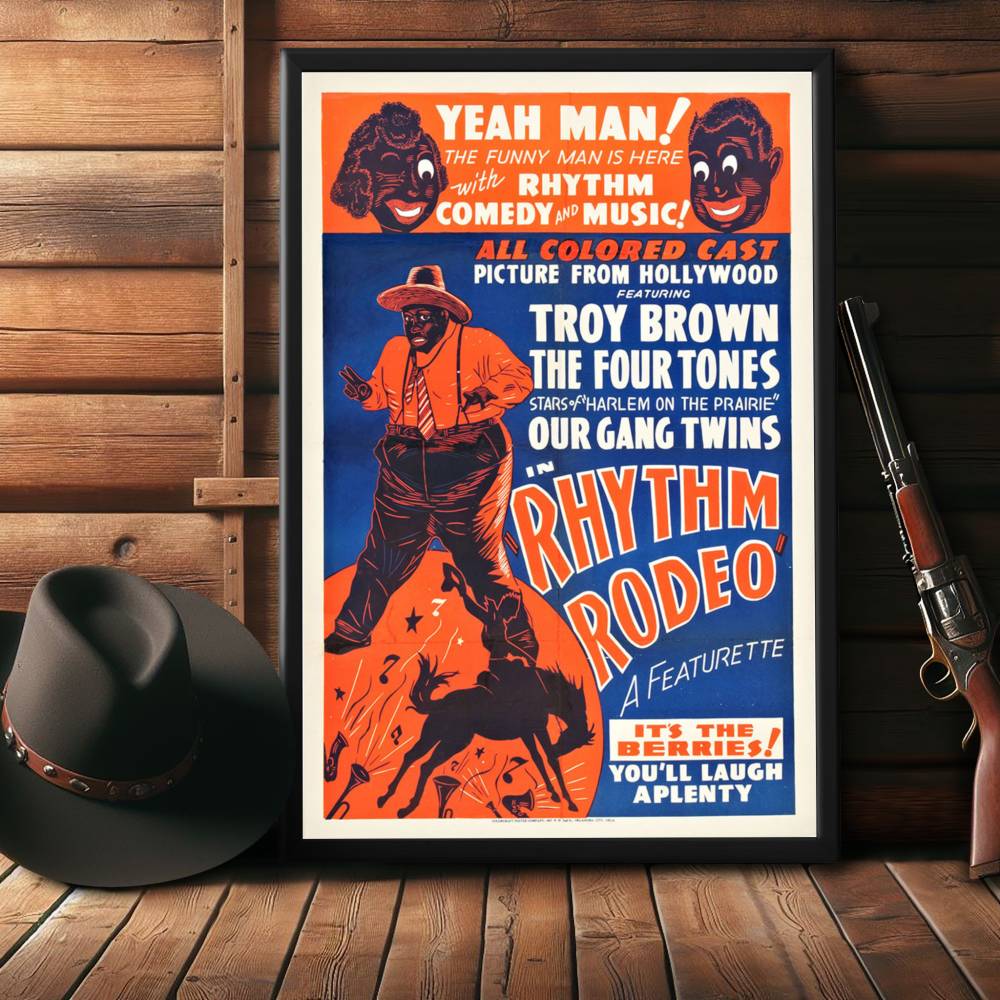 "Rhythm Rodeo" (1938) Framed Movie Poster