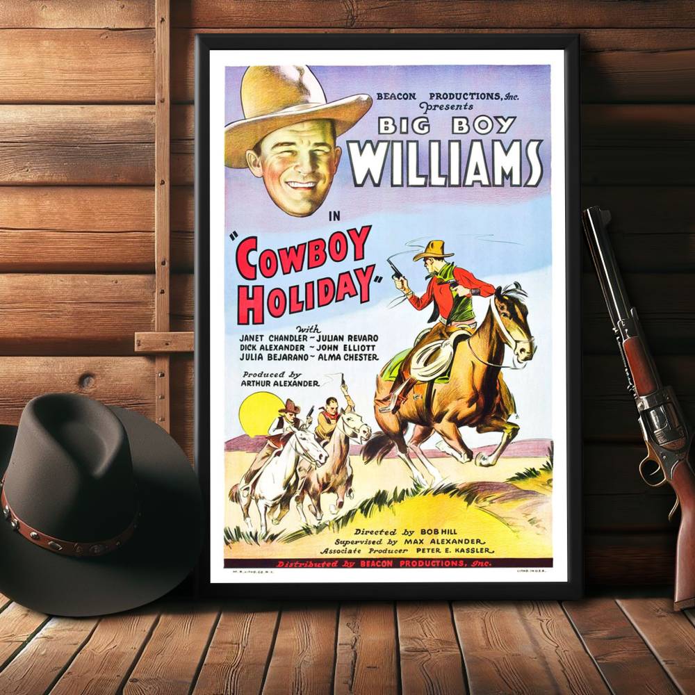 "Cowboy Holiday" (1934) Framed Movie Poster