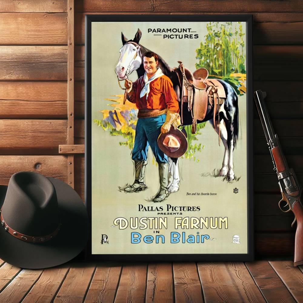 "Ben Blair" (1916) Framed Movie Poster