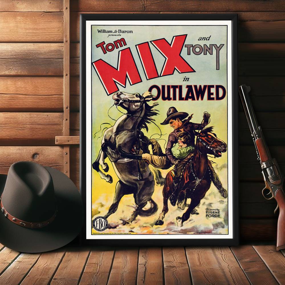 "Outlawed" (1929) Framed Movie Poster