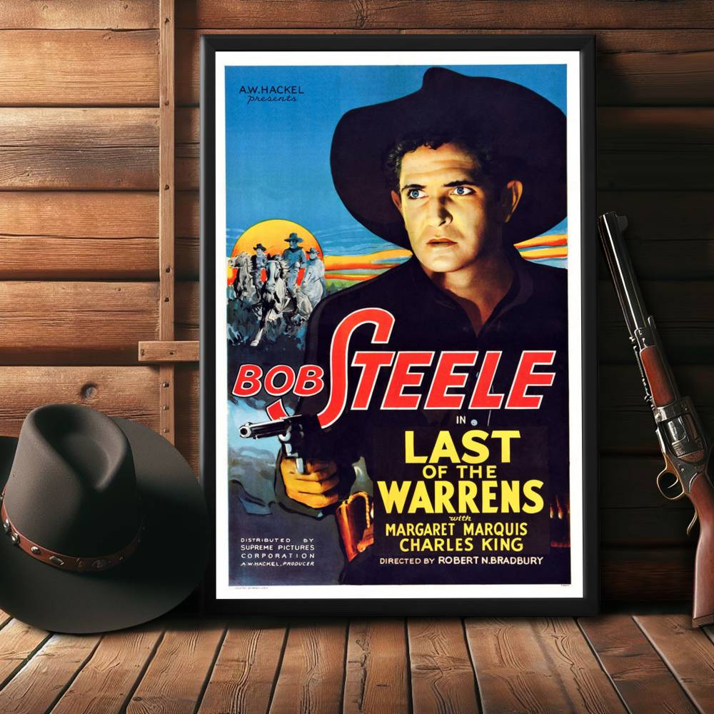 "Last Of The Warrens" (1936) Framed Movie Poster