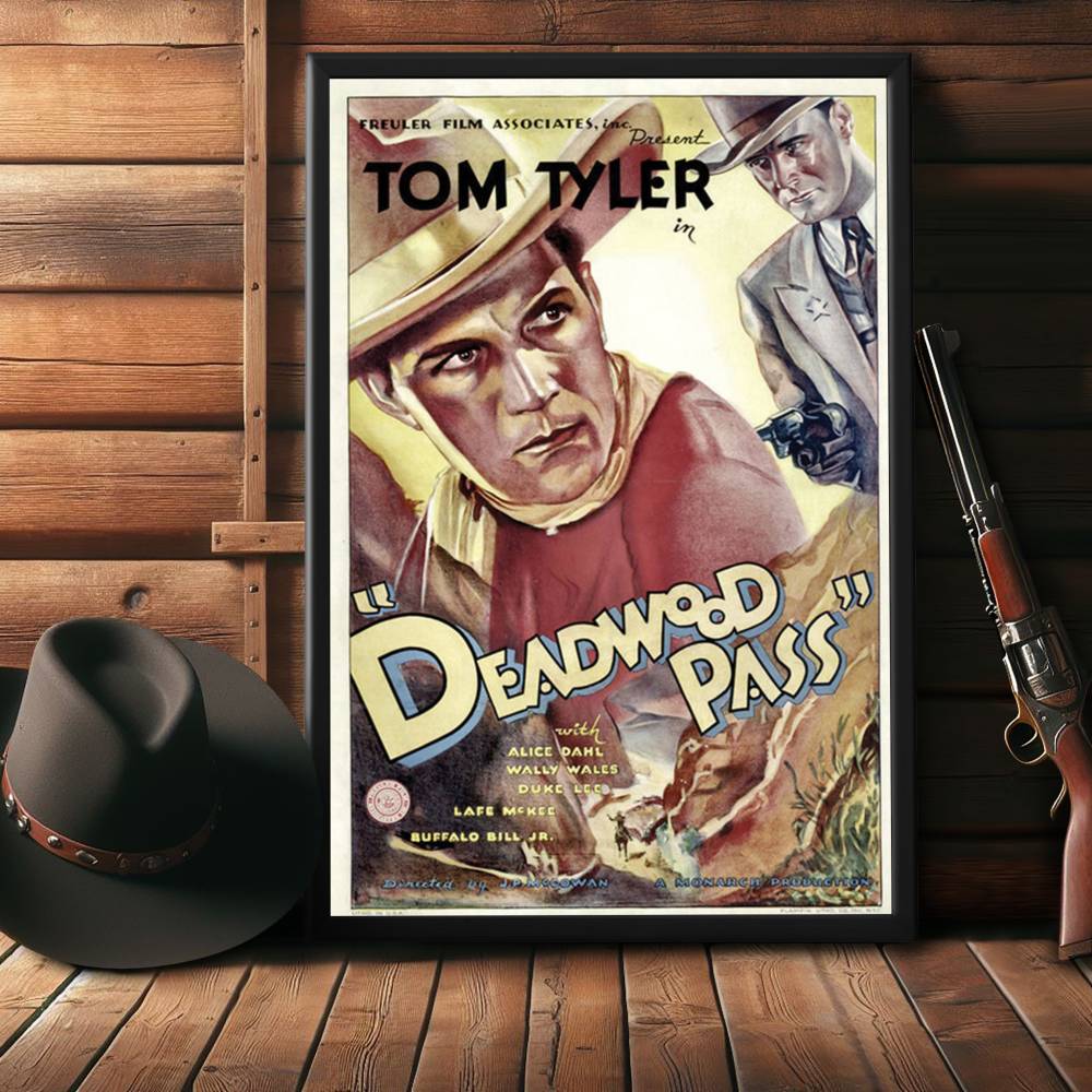 "Deadwood Pass" (1933) Framed Movie Poster